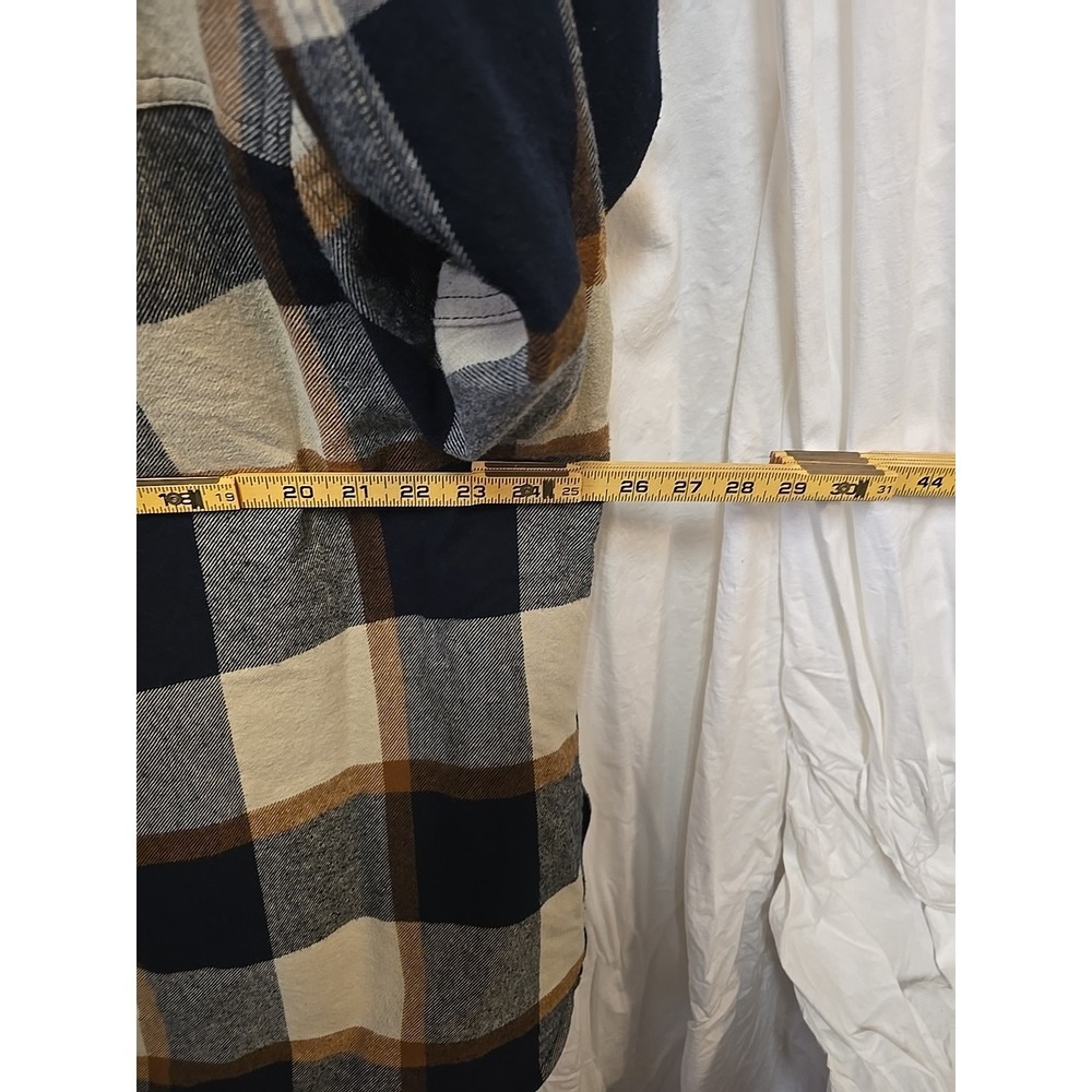 Levi's Sherpa Lined Flannel Hooded Adult XL Plaid Outdoors Mountain Jacket - Picture 5 of 8